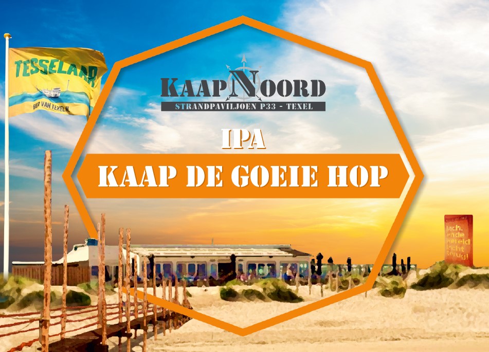 Kaap de goeie Hop - Kaap Noord Texel Huisbier - Tesselaar - Bier van Texel
